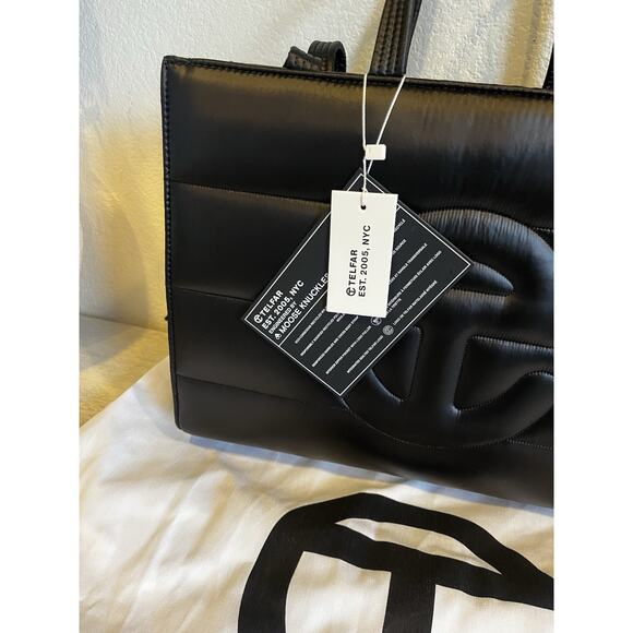 NEW Telfar x Moose Knuckles Medium Puff Shopper Tote - Picture 2 of 10